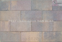 Baldosa 40x20x6 abujardada AÑEJO.